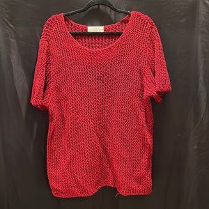 Short sleeve sweater